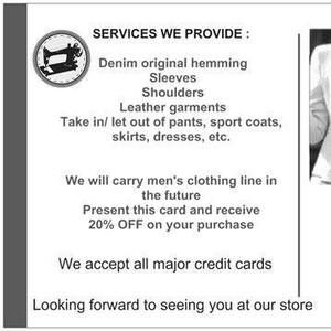 Meet your Posher, Giorgio's tailoring